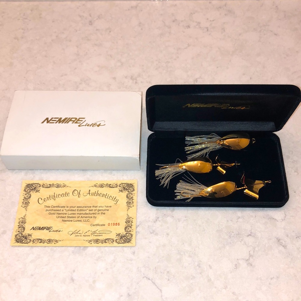 Nemire Lures Limited Edition Gold Set